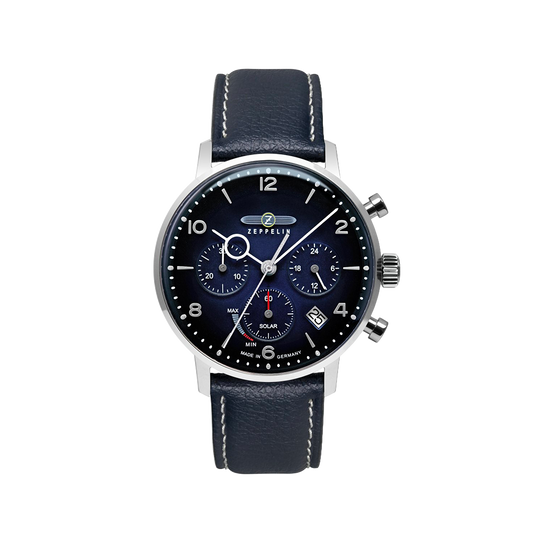 Chronographe Solaire Zeppelin Sustainable Planet Bleu