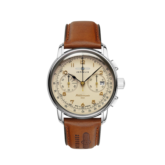 Zeppelin Méditerranée Chronographe 42mm Champagne