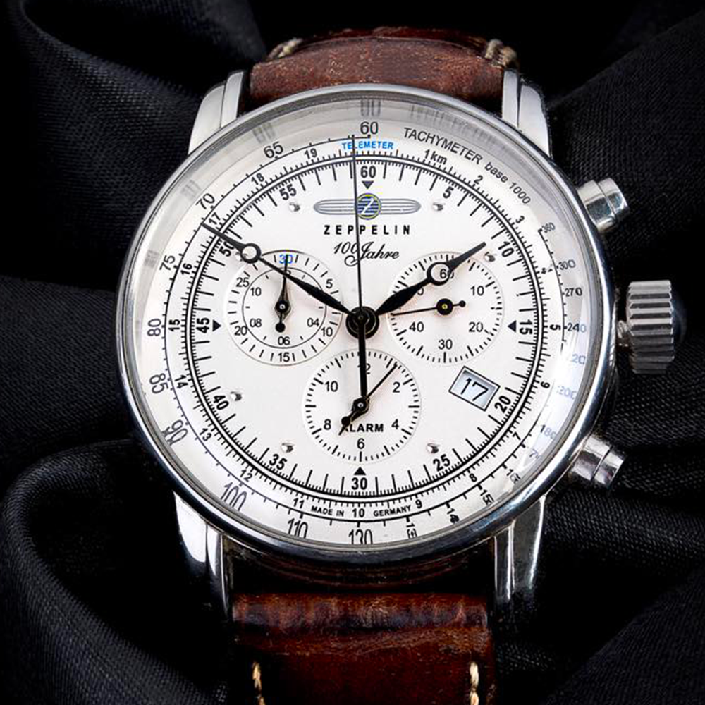 Zeppelin 100 Jahre Alarm Chronograph 42mm