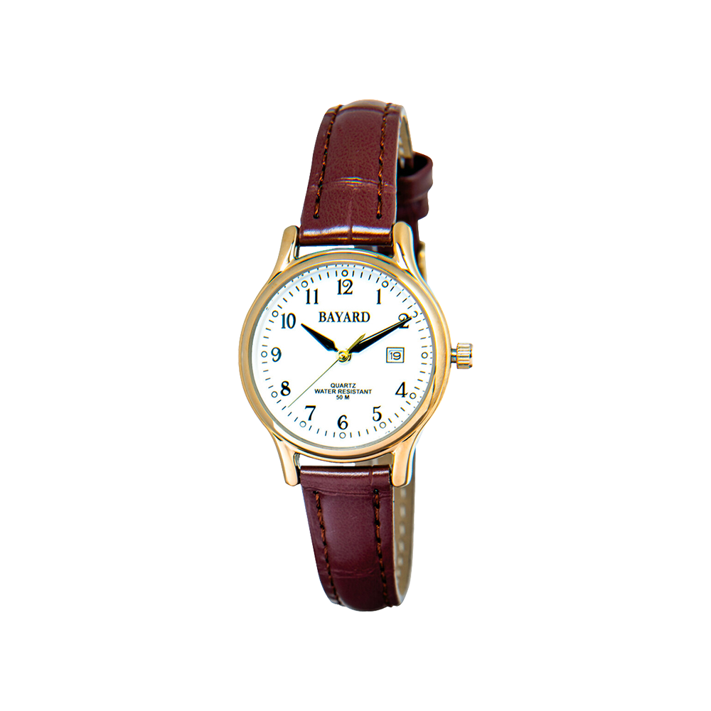 Bayard Classique Dorée et Cuir Bordeaux MX64.3