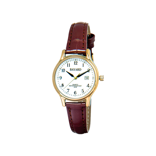 Bayard Classique Dorée et Cuir Bordeaux MX64.3