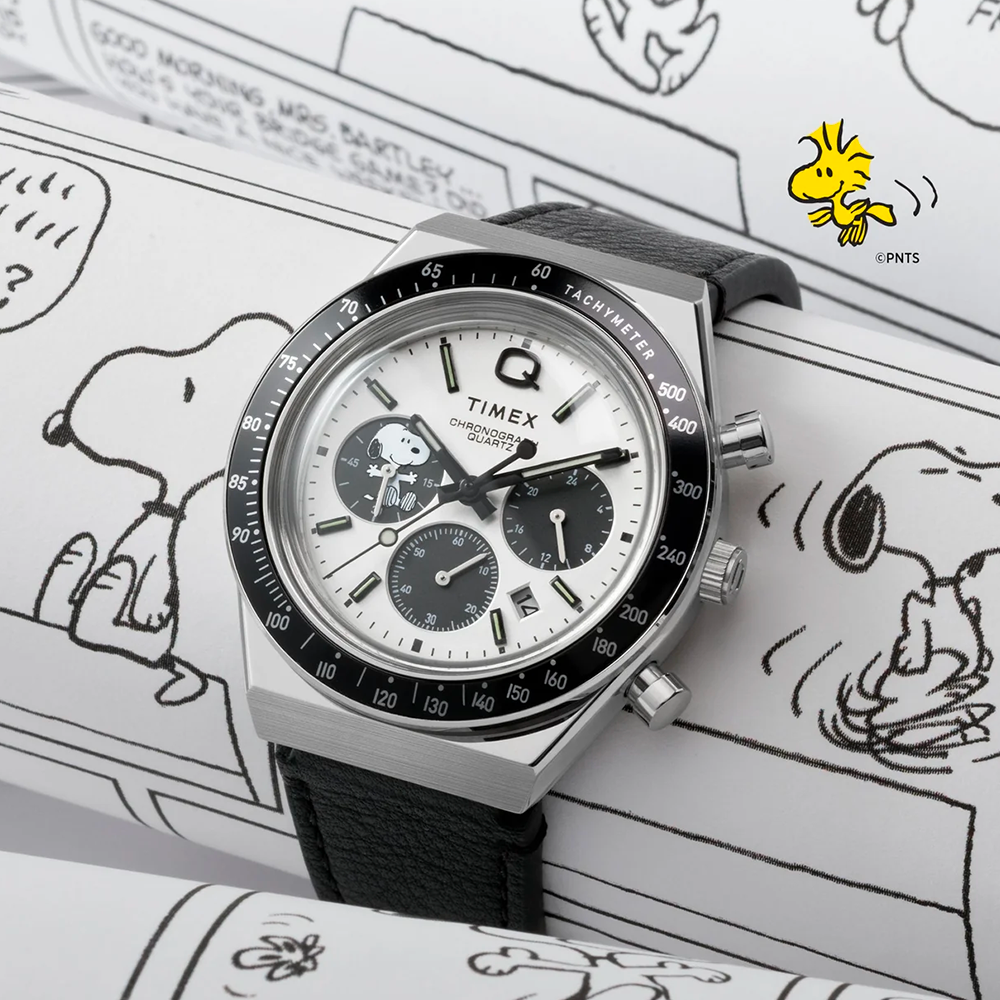 Timex Q Timex Chronograph x Snoopy 40mm