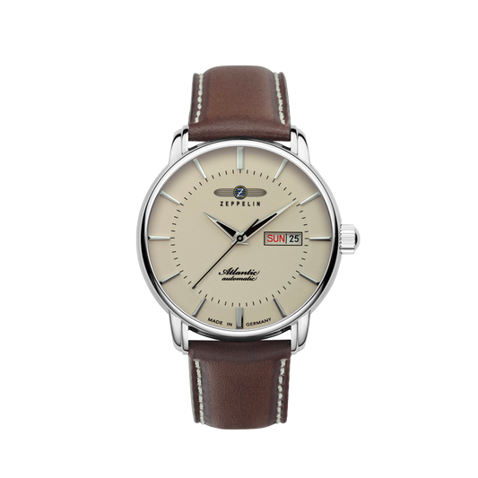 Zeppelin Atlantic Automatique 40mm Beige Luminescent