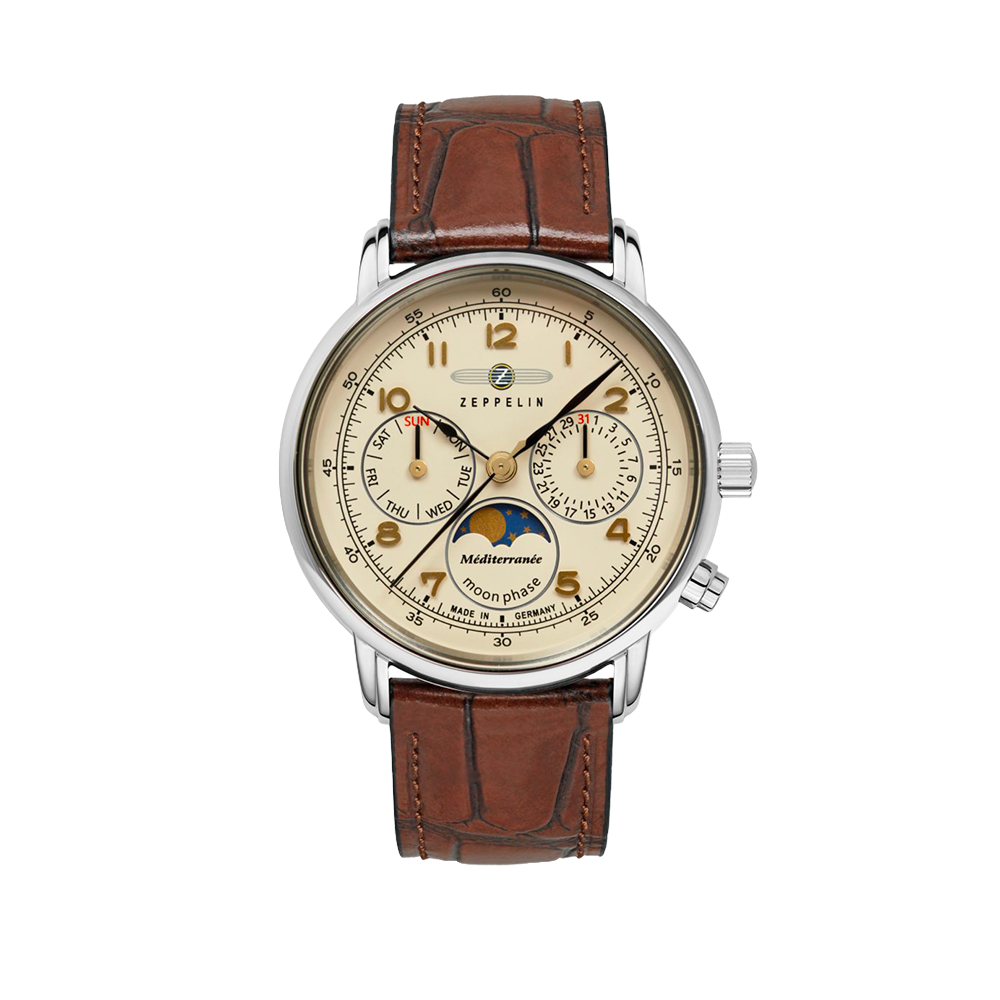 Zeppelin Méditerranée Lady Moonphaese 36mm