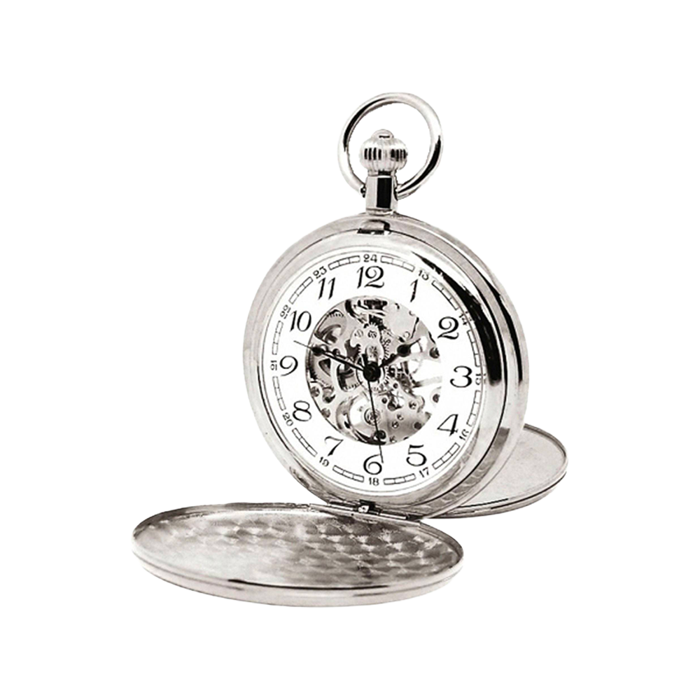 Montre à Gousset Bayard Double Savonnette Mécanique Squelette