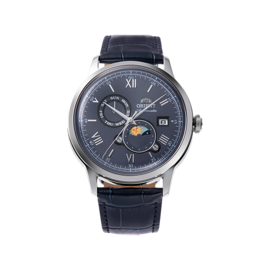 Orient Bambino Sun & Moon Bleu