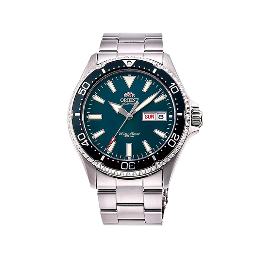 Orient Mako III Kamasu Cadran Vert