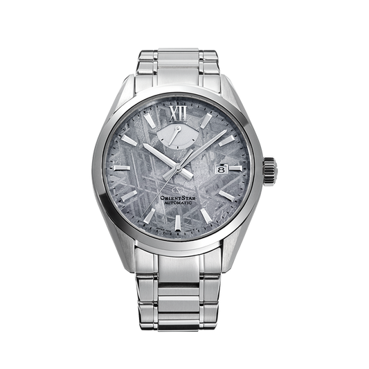 Orient Star M34 F8 Date Meteorite Édition 75ème Anniversaire Gris