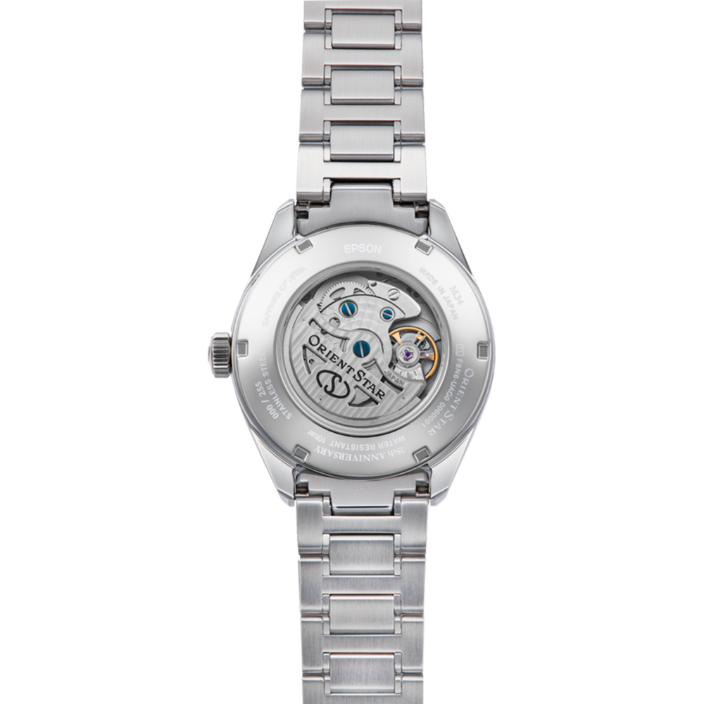 Orient Star M34 F8 Date Meteorite Édition 75ème Anniversaire Gris