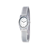Bayard Ovale Argentée et Bracelet Extensible MX65.11