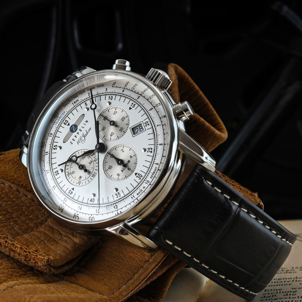 Zeppelin 100 Jahre Alarm Chronograph 42mm