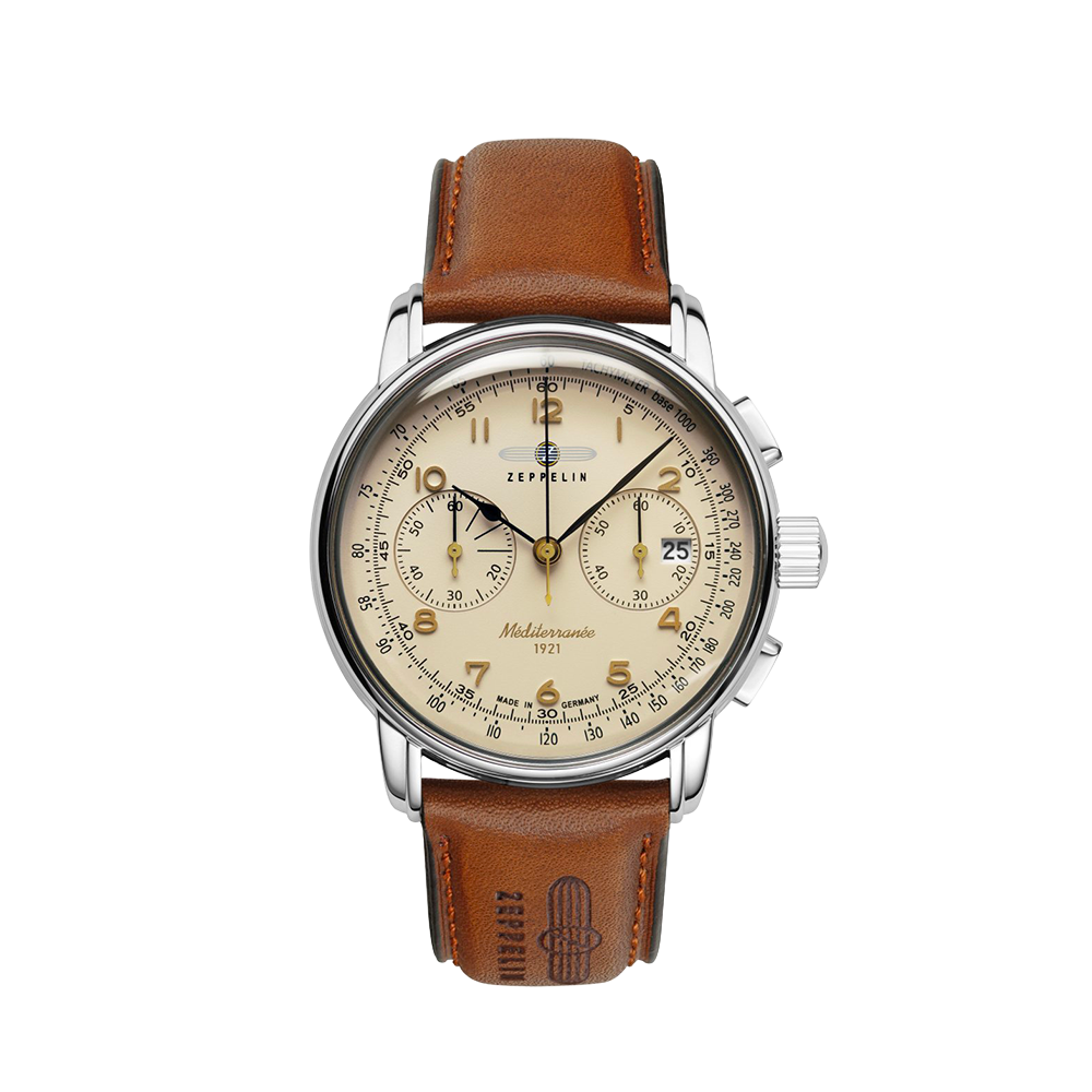 Zeppelin Méditerranée Chronographe 42mm Champagne