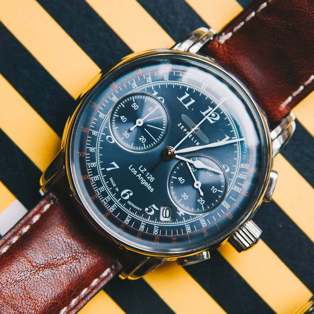 Zeppelin LZ 126 Los Angeles 42mm Bleu