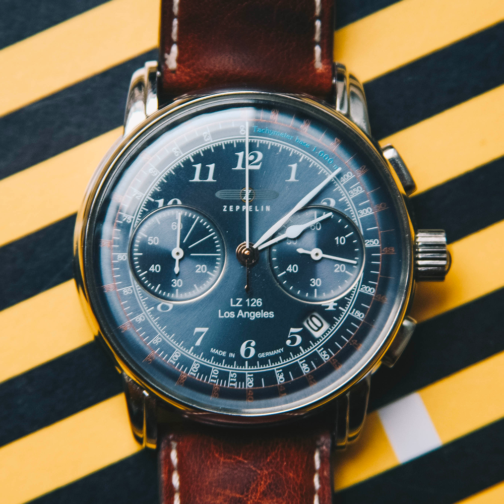 Zeppelin LZ 126 Los Angeles 42mm Bleu