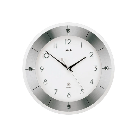 AMS Horloge Murale Design Analogique Radio-Pilotée 5848