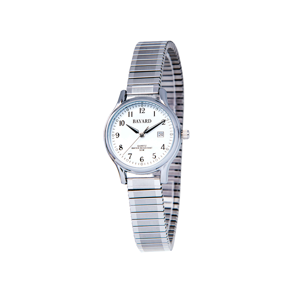 Bayard Argentée et Bracelet Extensible MX64.11
