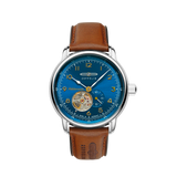 Zeppelin Méditerranée Automatique Cœur Ouvert 40mm Bleu