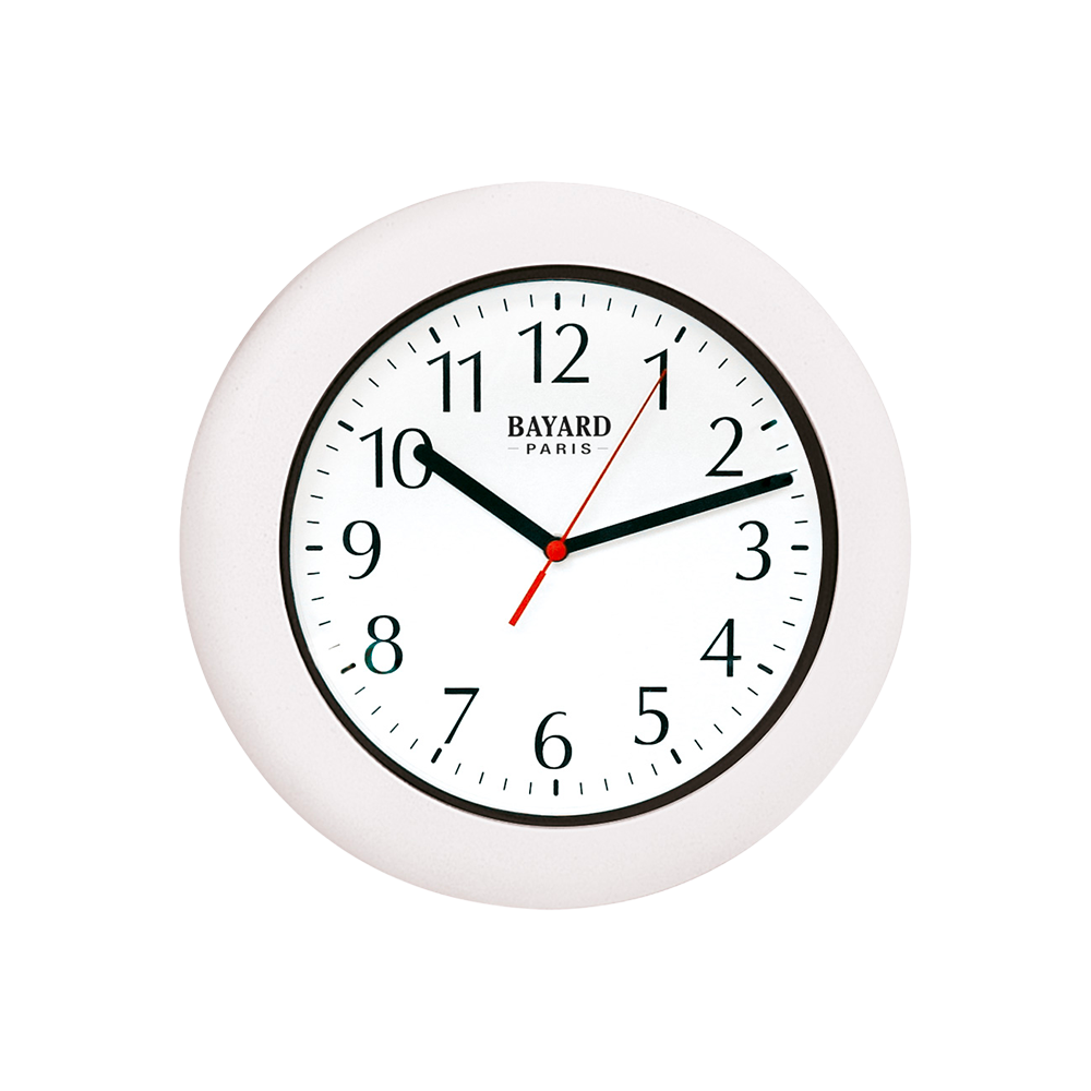 Bayard Pendule Murale Blanche Tradition NS69.2