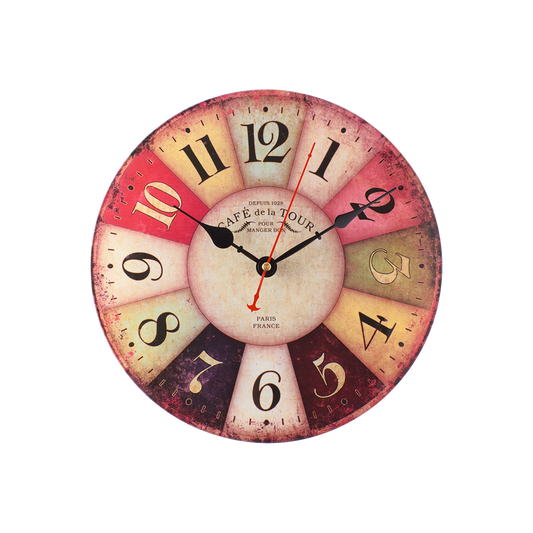 Bayard Pendule Murale Design Rétro et Vintage MG31