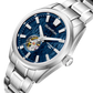 Quantum Flow 41mm Cadran Bleu Cœur Ouvert QMG1192B.390